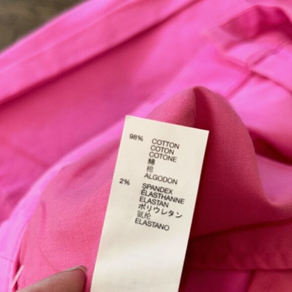 NWT🦩💄🩷 Pink is the new black! 5 Pockets BoyfriendKhakisShort 9” ins. Chic! - Picture 12 of 17